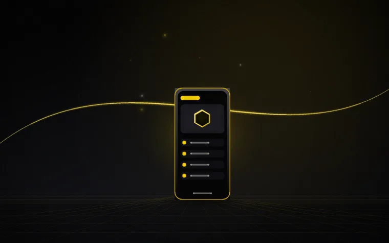 ภาพประกอบบทความเข้าสู่ระบบ G2G123 โทรศัพท์มือถือหน้าจอเรืองแสงเหลืองบนพื้นดำ